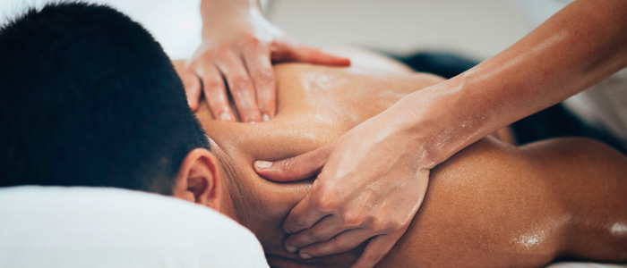 patient getting a massage